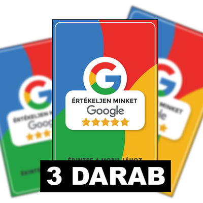 Paquete de tarjetas de calificación de Google - BECKTAG